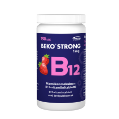 Beko Strong B12-vitamiini 1mg 150 purutabletti mansikka