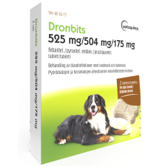 Dronbits 525 mg / 504 mg / 175 mg 2 fol tabletti