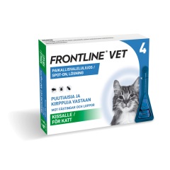Frontline vet 100 mg/ml 4 x 0.5 ml paikallisvaleluliuos