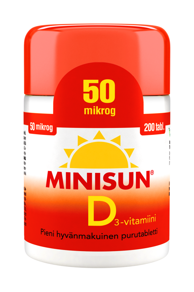 Minisun D-vitamiini purutabletti