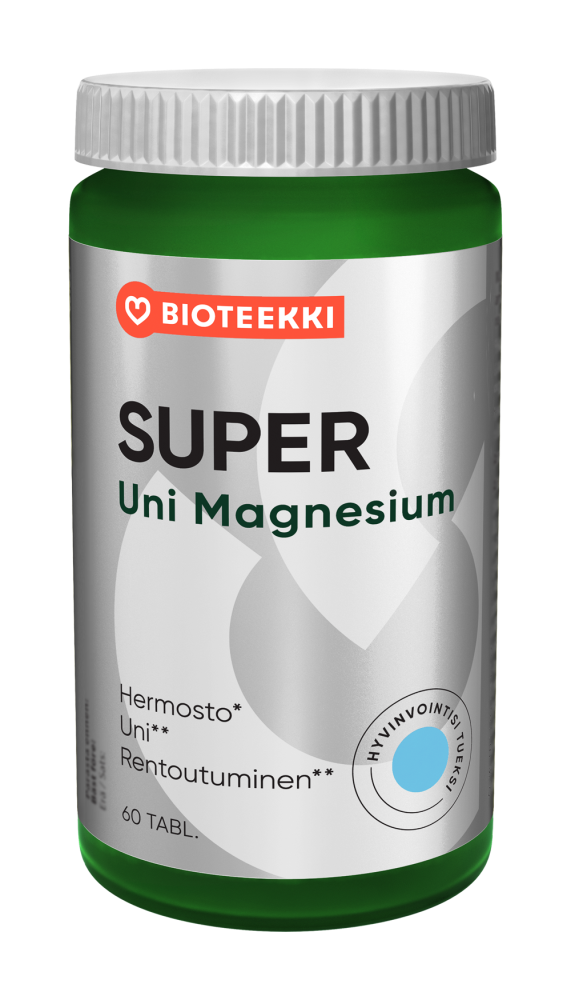 Bioteekki Super Uni Magnesium 60 tablettia