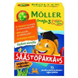 Möller Omega-3 Pikkukalat hedelmäinen