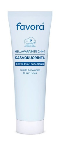 Favora Hellävarainen 2in1 kuorintavoide 75ml