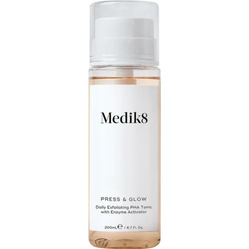 Medik8 Press & Glow Ihoa kuoriva PHA-kasvovesi 200 ml | 27,45 €