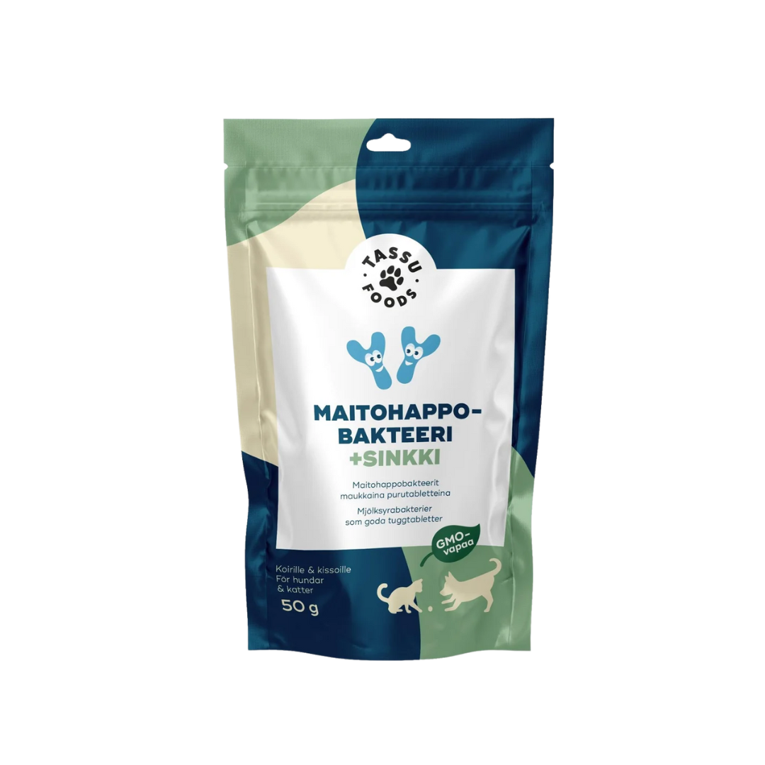 Tassu Foods Maitohappobakteeri + Sinkki 50g