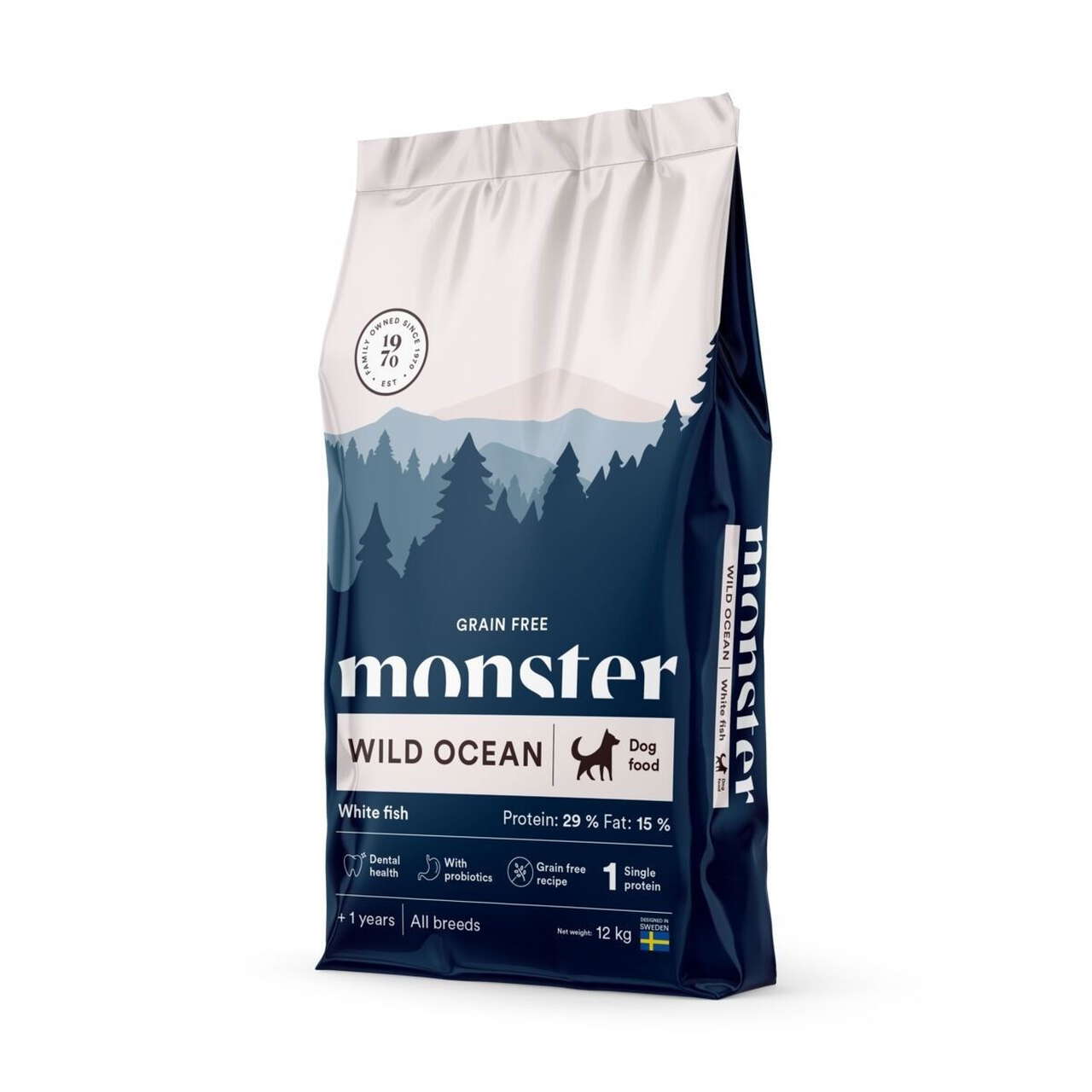 Monster Dog Grain Free Wild Ocean 12 kg