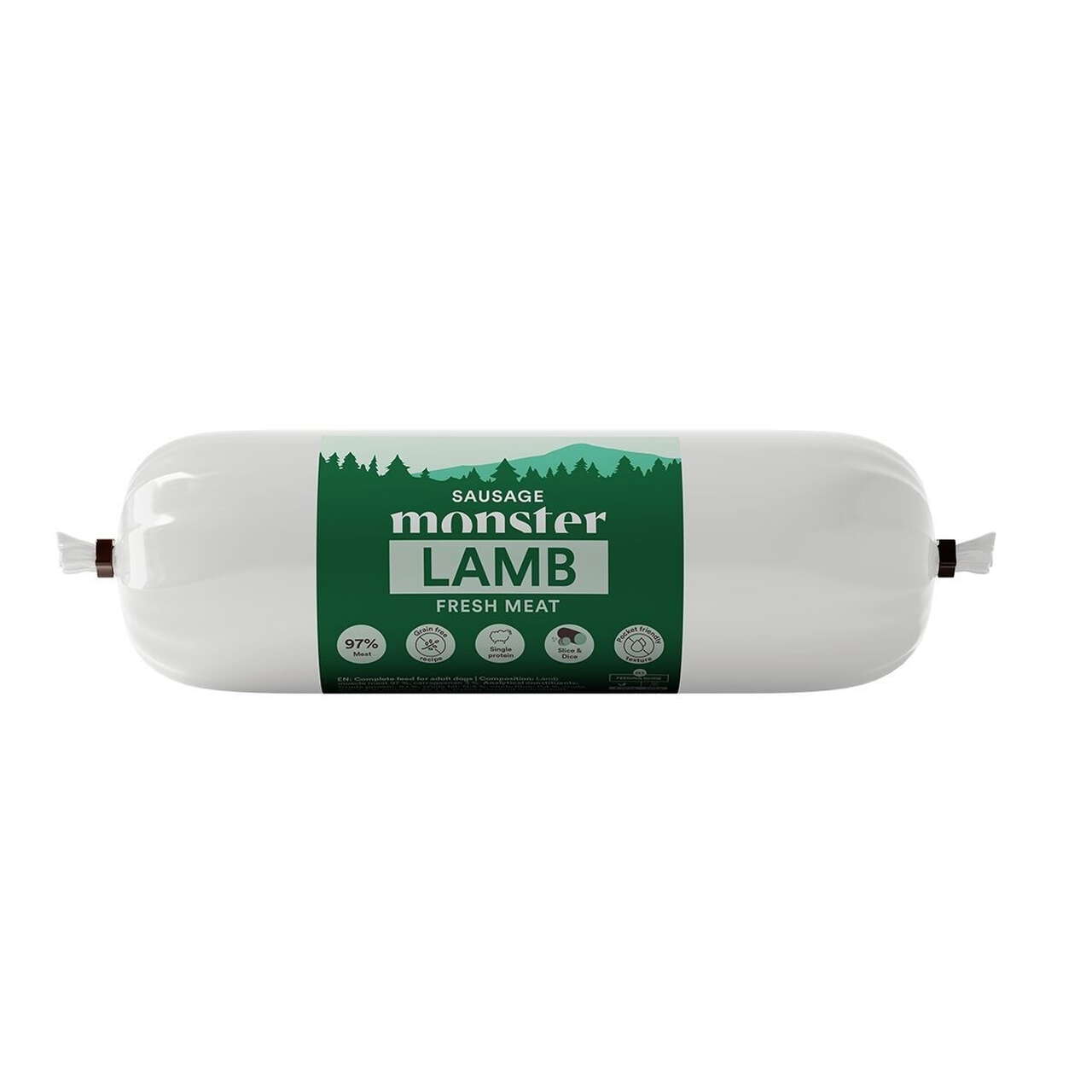 Monster Dog Sausage Lamb 400 g