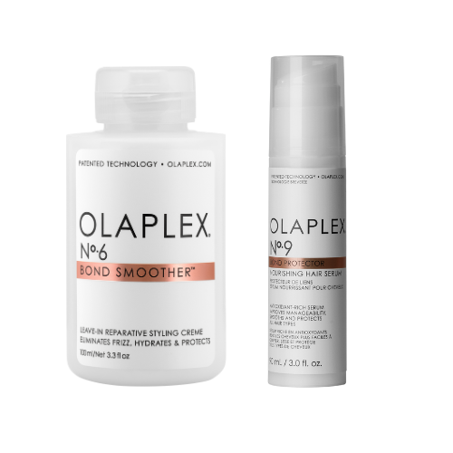 Olaplex No. 6 Bond Smoother + No. 9 Bond Protector Nourishing Hair Serum säästöpakkaus