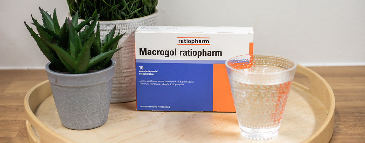 Macrogol Ratiopharm pöydällä